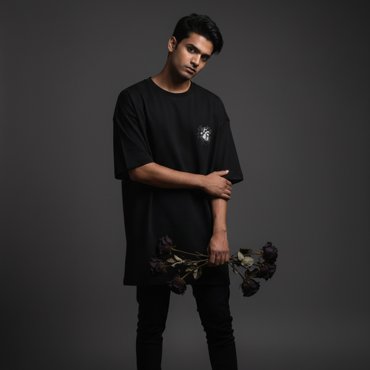 ETERNITY(Black)-Unisex Terry Oversized Tee