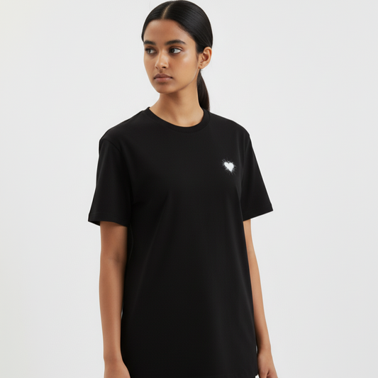 VOID(Black) Unisex Stretch T-shirt