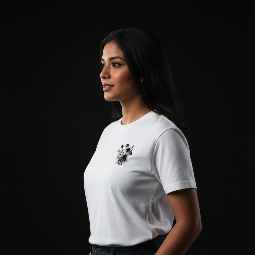 MISERY (White) Unisex Stretch T-shirt