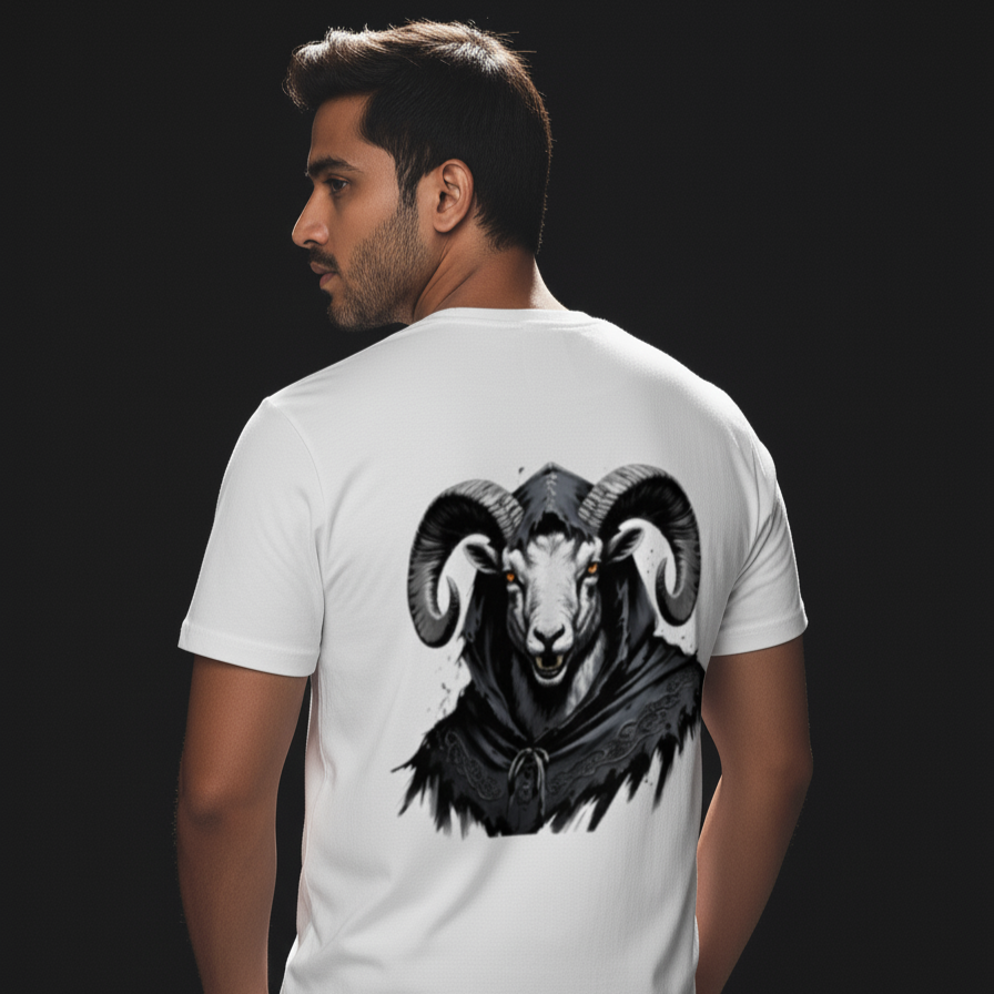 RAM (White) Unisex Stretch T-shirt