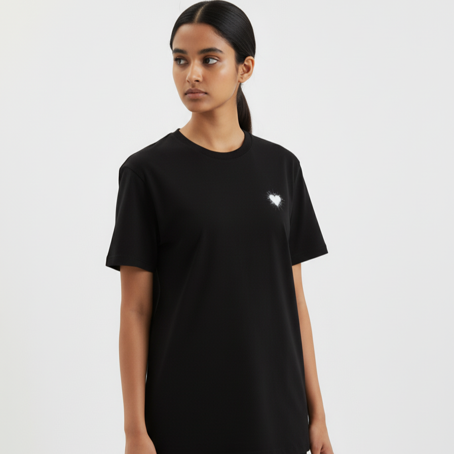 VOID(Black) Unisex Stretch T-shirt