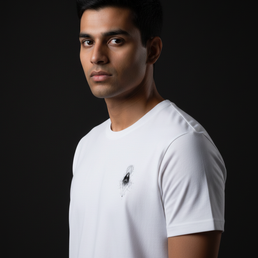 WITCH'S WALK(White) Unisex Stretch T-shirt