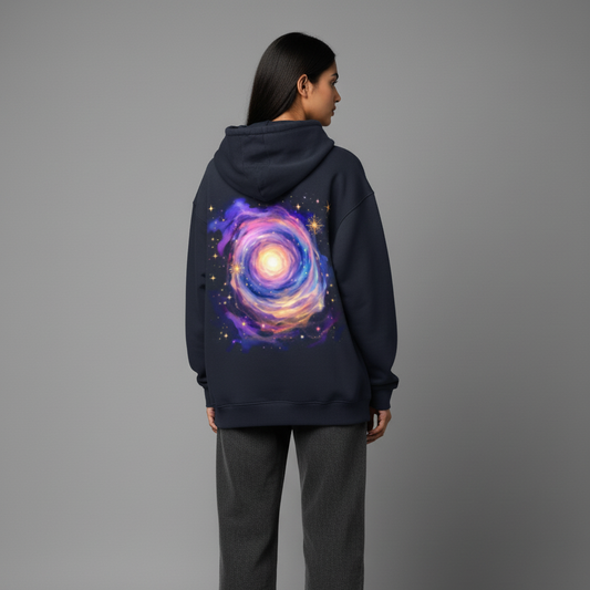 GALAXY(Navy Blue) Unisex Oversized Hoodie