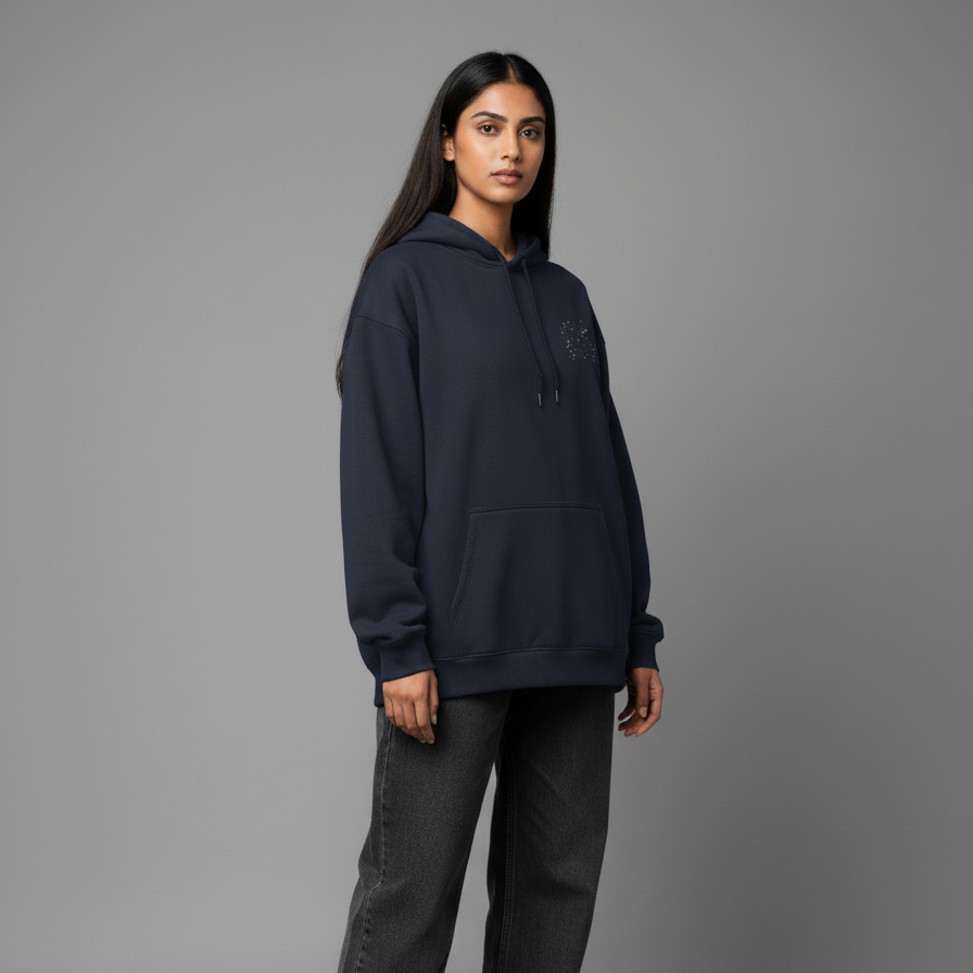 GALAXY(Navy Blue) Unisex Oversized Hoodie
