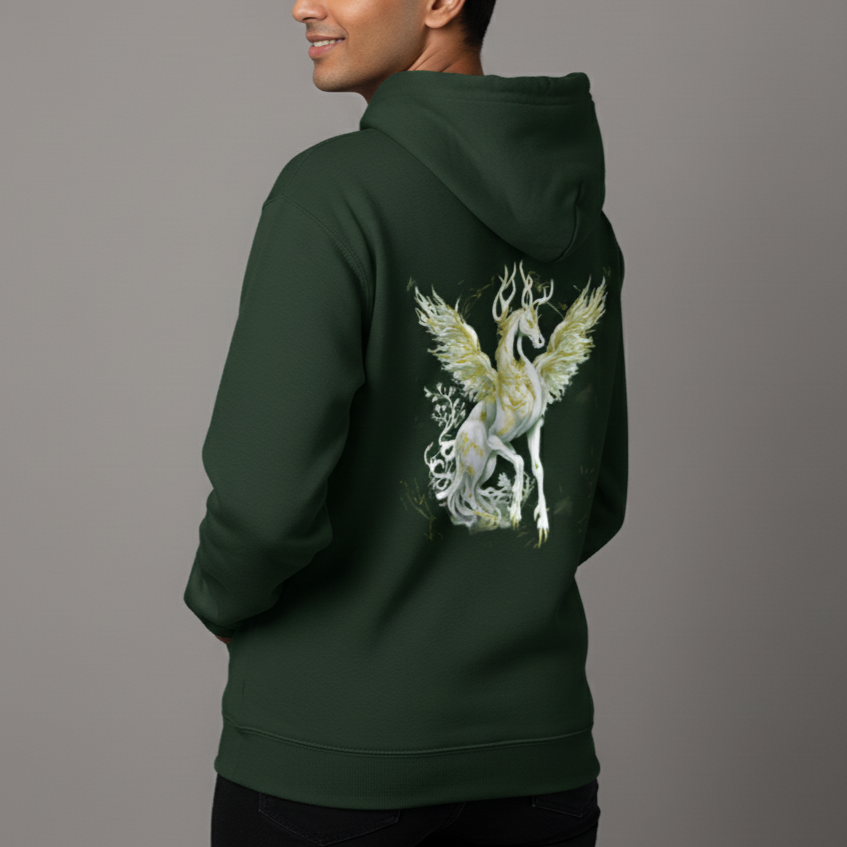 PEGASUS(Bottle Green) Unisex Hoodie