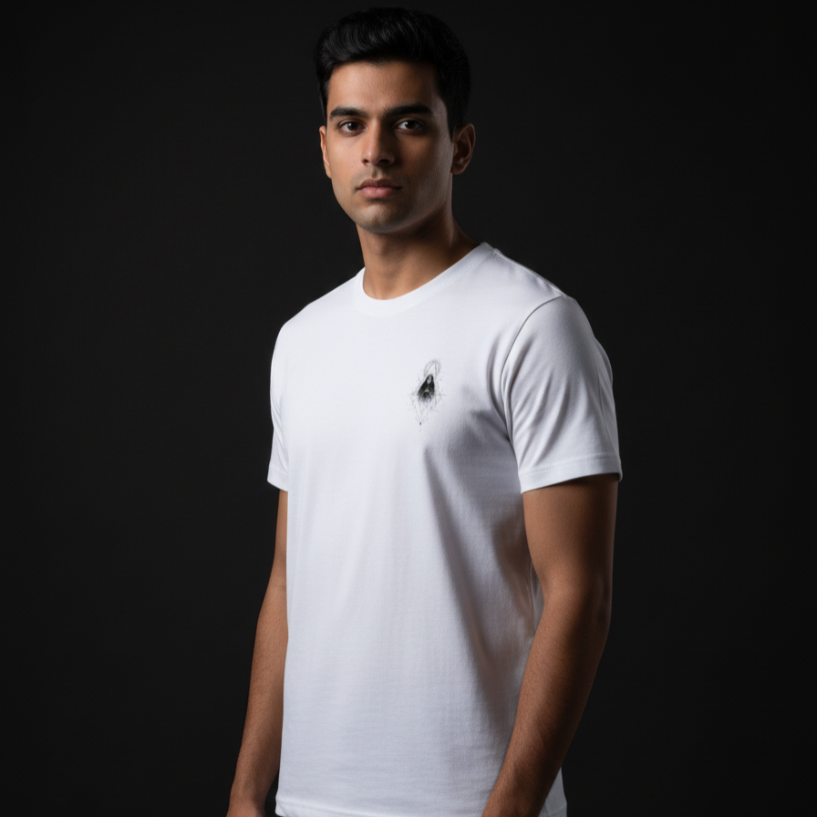 WITCH'S WALK(White) Unisex Stretch T-shirt