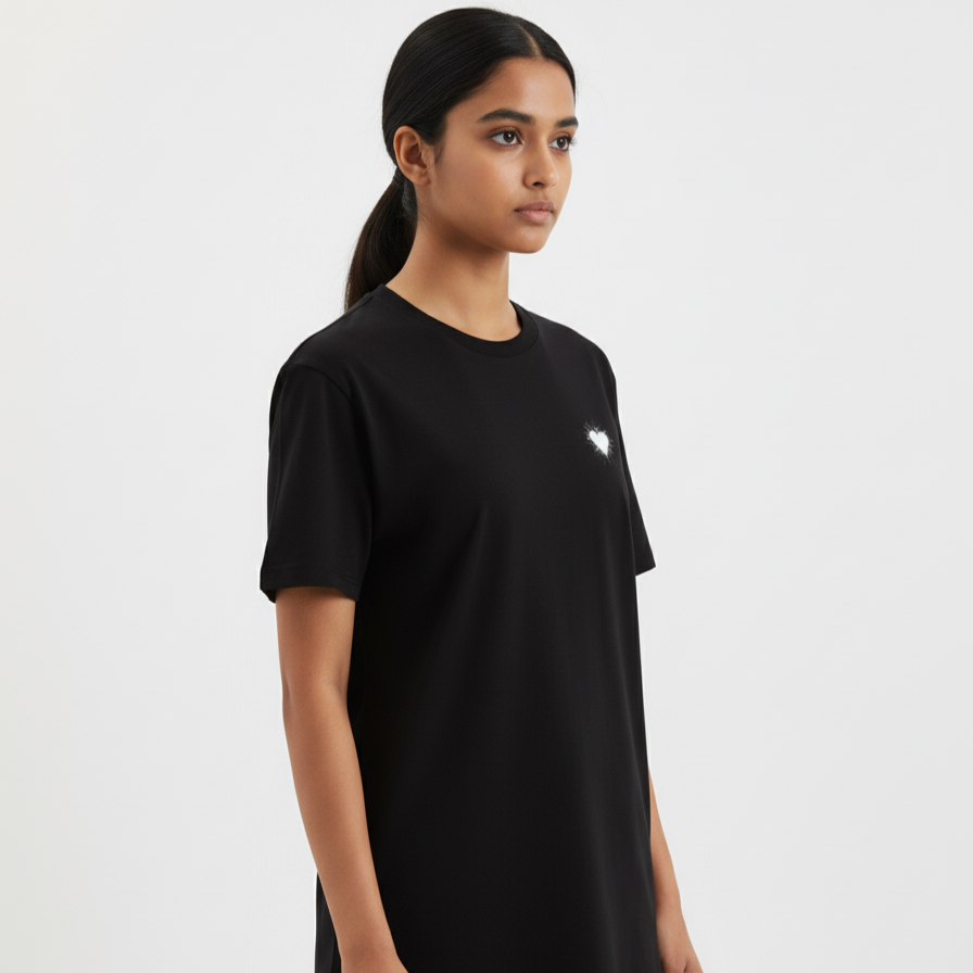 VOID(Black) Unisex Stretch T-shirt